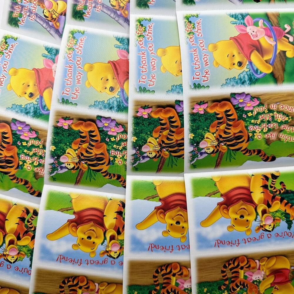 Vtg Winnie The Pooh 90's Valentine Cards Lot 32 Pack Paper Magic Disney Eeyore
